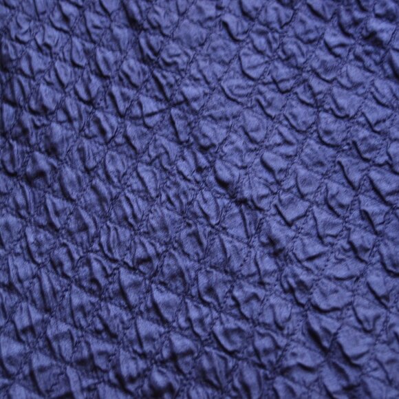 Eileen Fisher plum quilted lined 100% silk jacket W pockets Size S - Picture 15 of 15